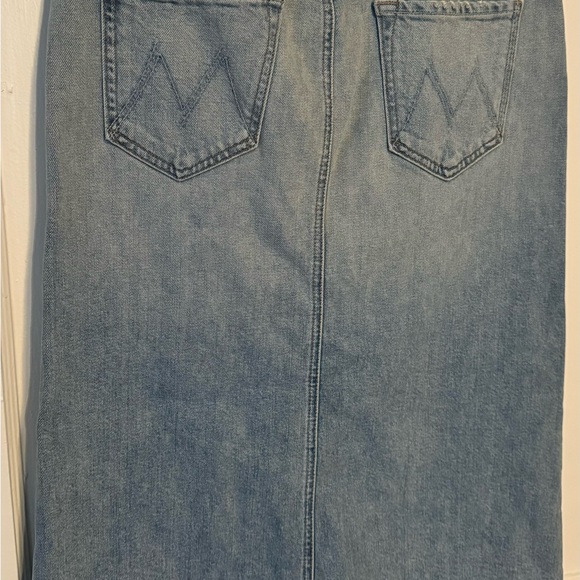 Mother NWOT The Swooner Straight A Fray Skirt - Picture 4 of 10